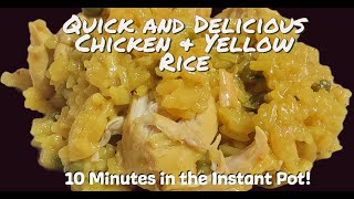 Chicken and Yellow Rice In the Instant pot