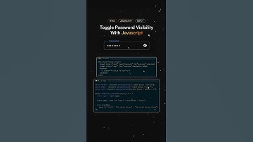 Toggle Password With JavaScript #html #css#javascript  #programming #coding #password #toggle #short