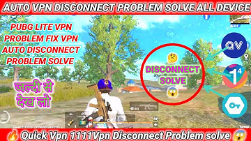How To Get Vpn Disconnect Problem solve In Pubg Mobile Lite | Pubg Lite Main Vpn Server Problem Fix