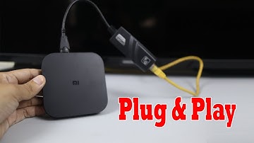 How to Connect Mi TV Box with LAN Cable | USB Ethernet Connection Adaptor
