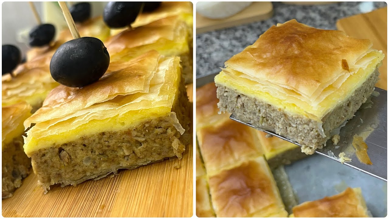 بقلاوة مالحة بعجينة الفيلو وصفة ناجحة 100%