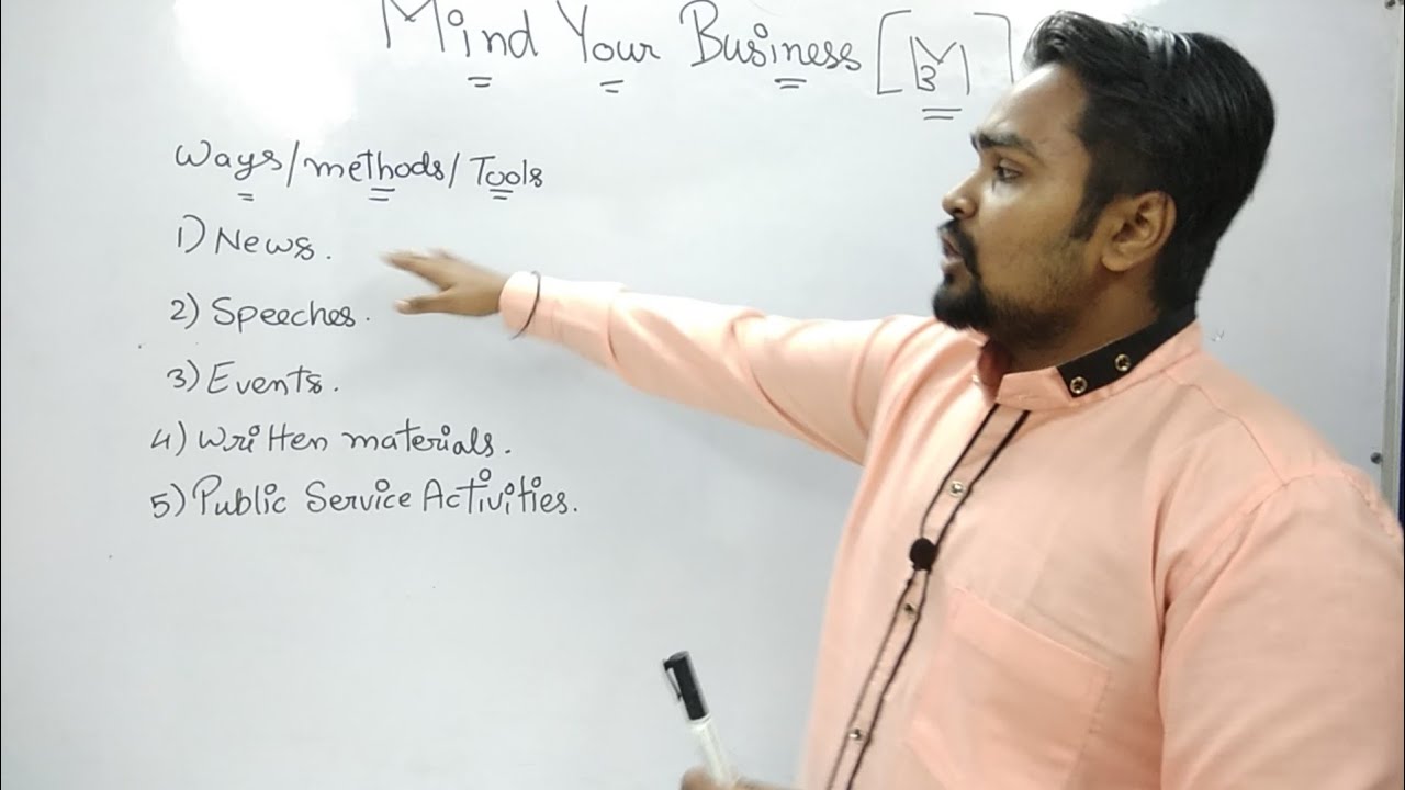 #36, Public relation:- Concept and explaination (Mind your own business)