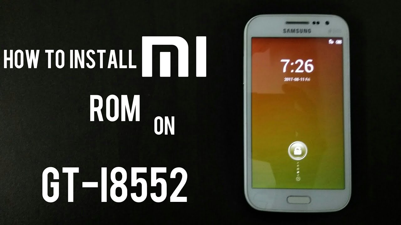 How to Install MIUI ROM on GT-I8552 ( Samsung galaxy Grand quattro) | android organisation - YouTube