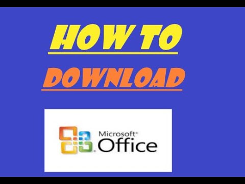 how to download and install Microsoft Office 2007 on your PC from cd