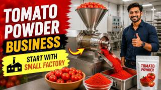 Tomato Powder Business Idea | Turn Fresh Tomatoes into a Value-Added Product