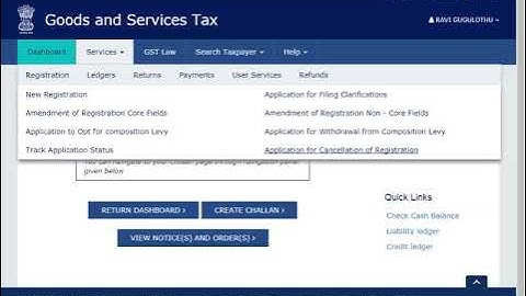 New taxpayers can now apply for cancellation of registration, through Form GST REG 16, on the GST Po