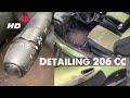 Renovation 206 cc nettoyage interieur detailing deep cleaning interior detail voiture trs sale