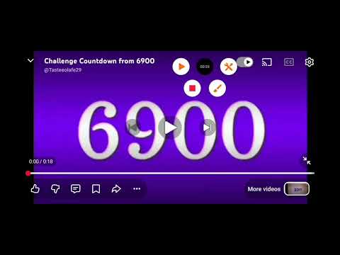 Challenge Countdown from 7300