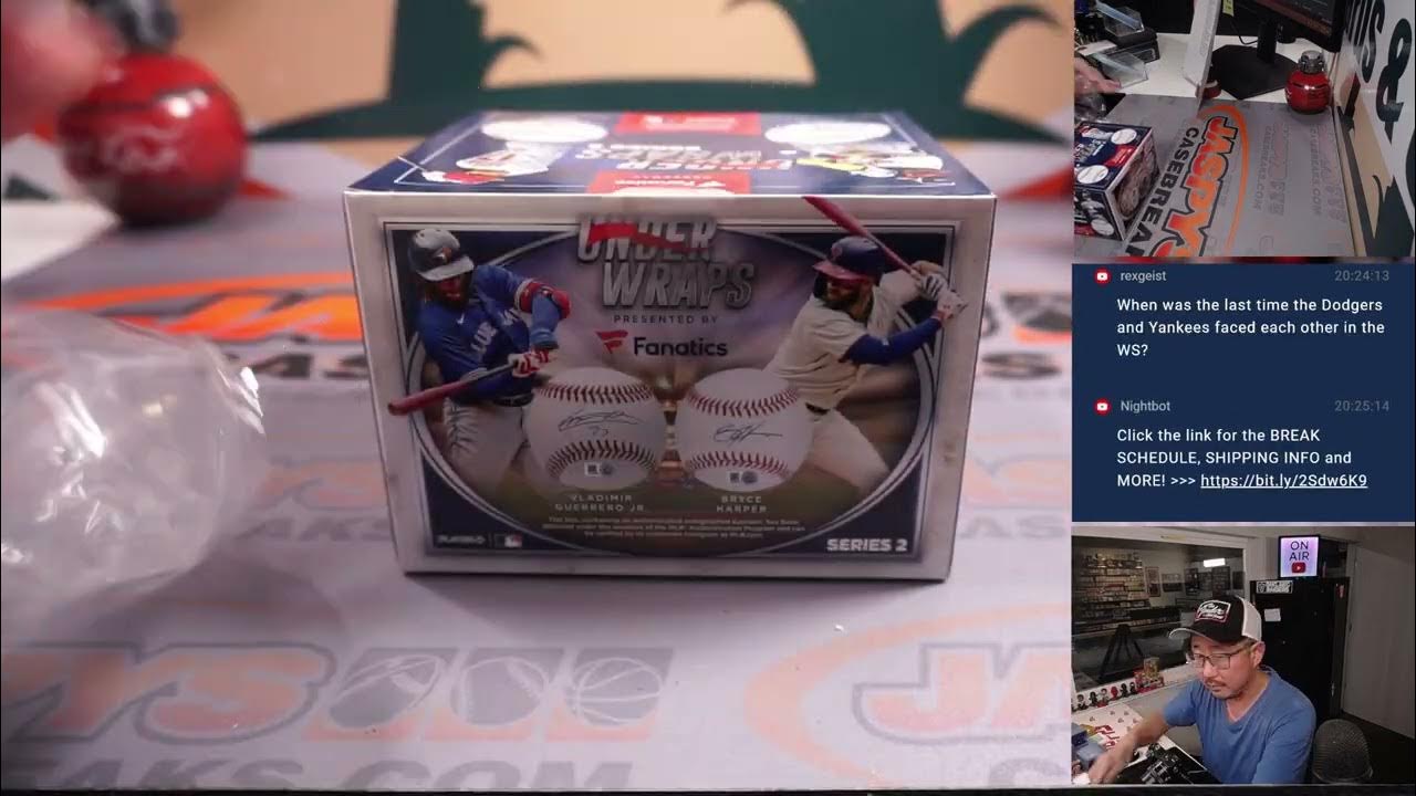 Tu, 05.30.23 2022 FANATICS UNDER WRAPS BASEBALL 1BOX BREAK 19 *RT
