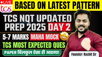 2.TCS NQT Day 02 !! Sure Shot Questions guaranteed !