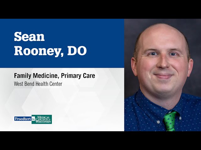 Watch Sean Rooney, family medicine physician on YouTube.