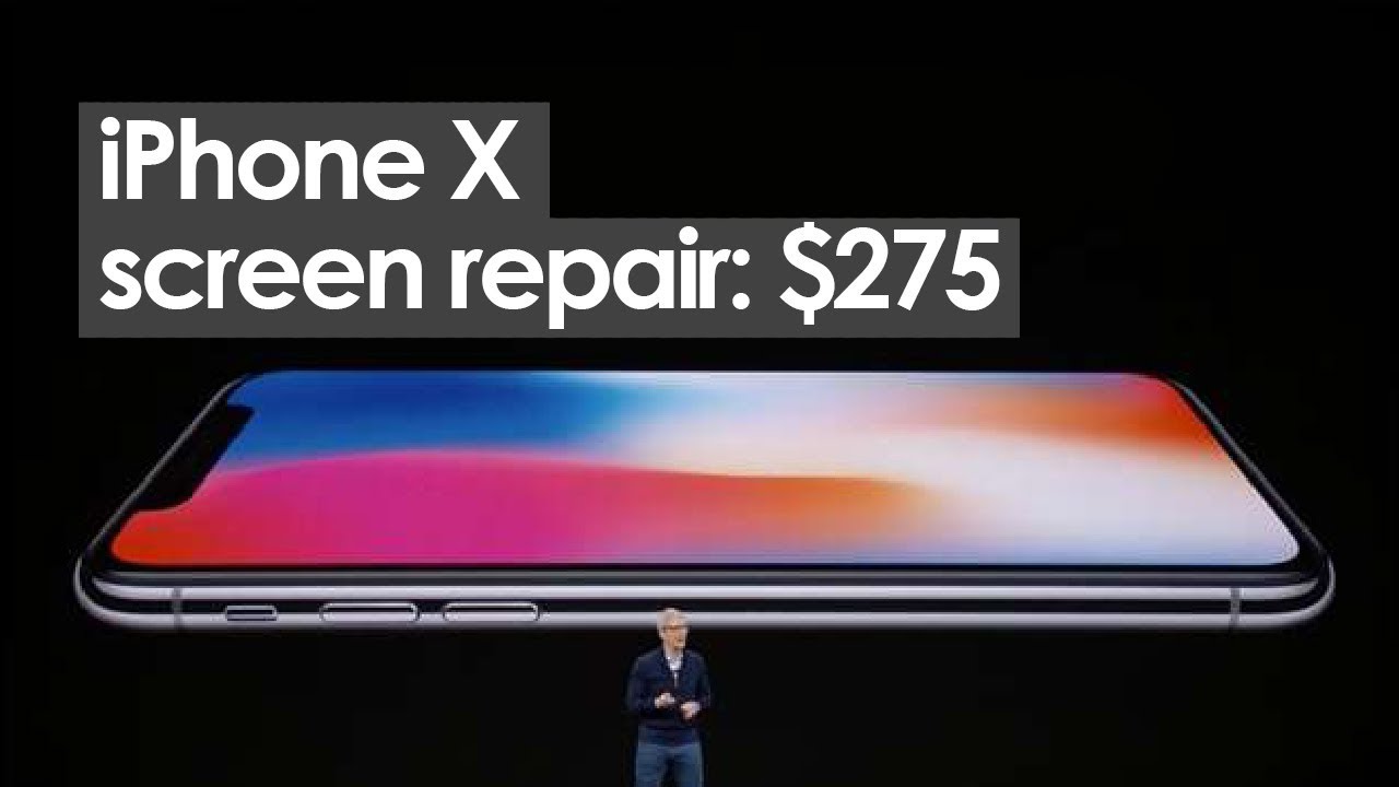 Iphone X Screen Repair 275 Youtube