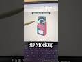 How to create a 3D mockup like this