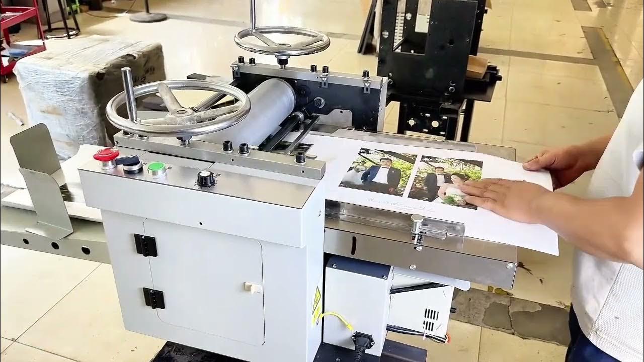 small desktop business cards embossing machine paper sheet embossing