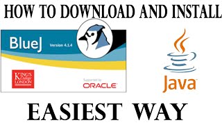 Downloading and Installing Java and BlueJ