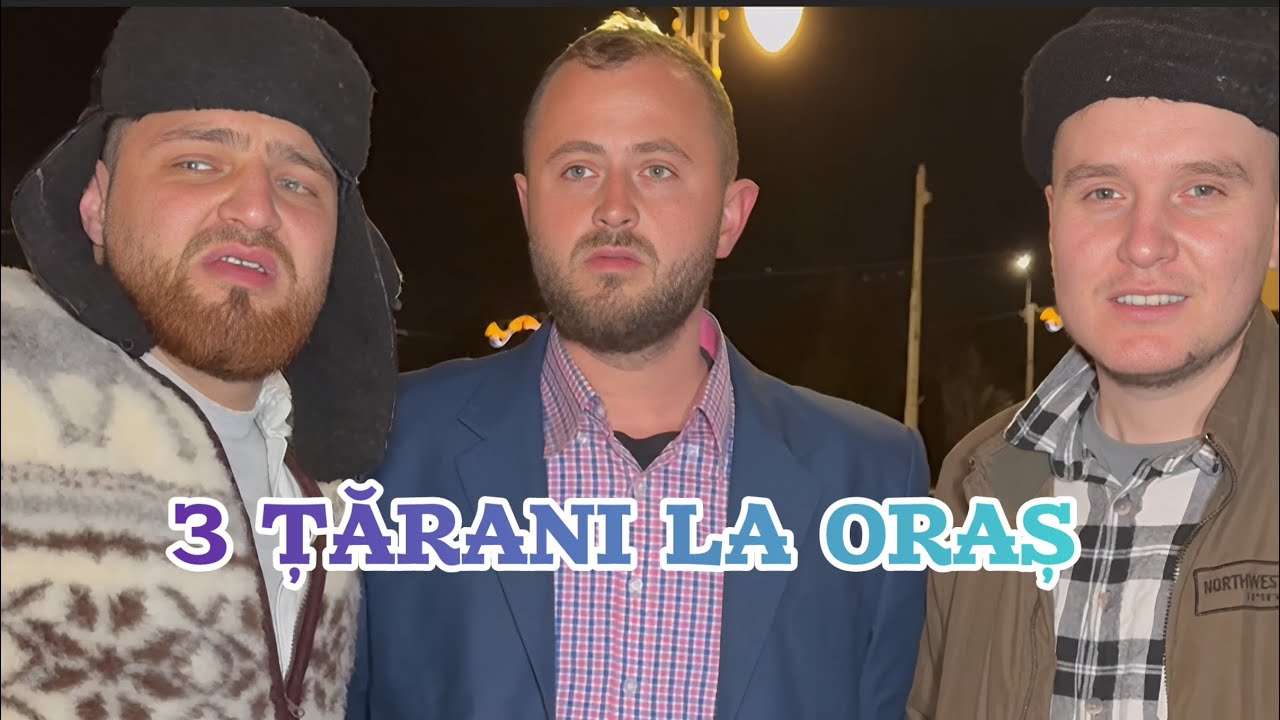 3 ȚĂRANI LA ORAȘ !