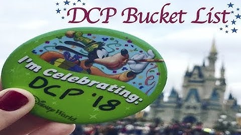 DCP Bucket List | SA 2018