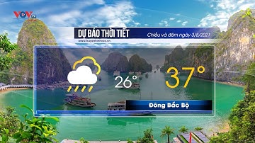 Dự báo thời tiết chiều và đêm 3/8/2021 | Mưa rào và dông trên cả nước