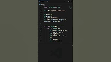 Amazing Python Graphic Design | wait for the outcome #programming #python #coding
