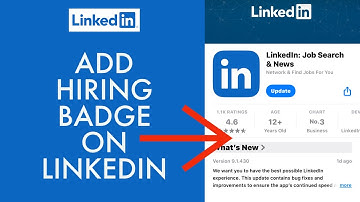 How to Add the "Hiring" Badge to Your LinkedIn Profile?