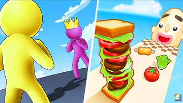 Sandwich Run - Giant Rush - All Level Gameplay Android, iOS - NEW APK UPDATE