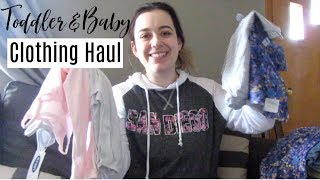 CLOTHING HAUL FOR MY TODDLER BABY OLD NAVY FINDS MATCHING OUTFITS