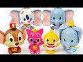 baby shark and Pinkfong~ Assemble the cute elephant Dumbo~!