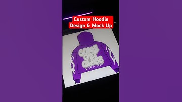 Custom Hoodie Design & Mock-up Process in Procreate #art #drawing #clothingbrand #procreate #design