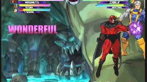 MvC2: Mag/Tron Meterless 100% Sequence