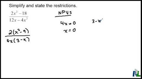 Simplifying rational expressions part 2