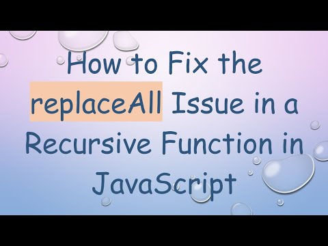 How to Fix