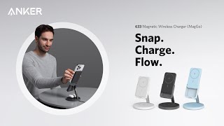 Anker 633 Magnetic Wireless Charger Maggo Snap Charge Flow