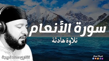 سورة الانعام كاملة - تلاوة هادئة  بصوت جميل جدا | القارئ سعد فريجة