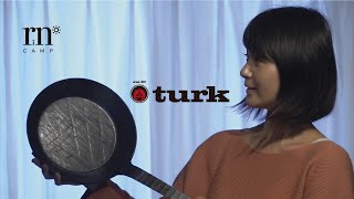 【turk Classic frying pan】４ヶ月使ったタークのクラシックフライパンに付いた焦げを焼き切り シーズニングしてまるで新品のように【焼きならし】