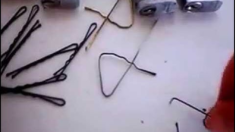 Como abrir porta com grampo de cabelo