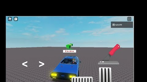How to make a Car for mobile Roblox Studio tutorial