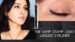 VAMP STAMP Review | Easy Winged Eyeliner