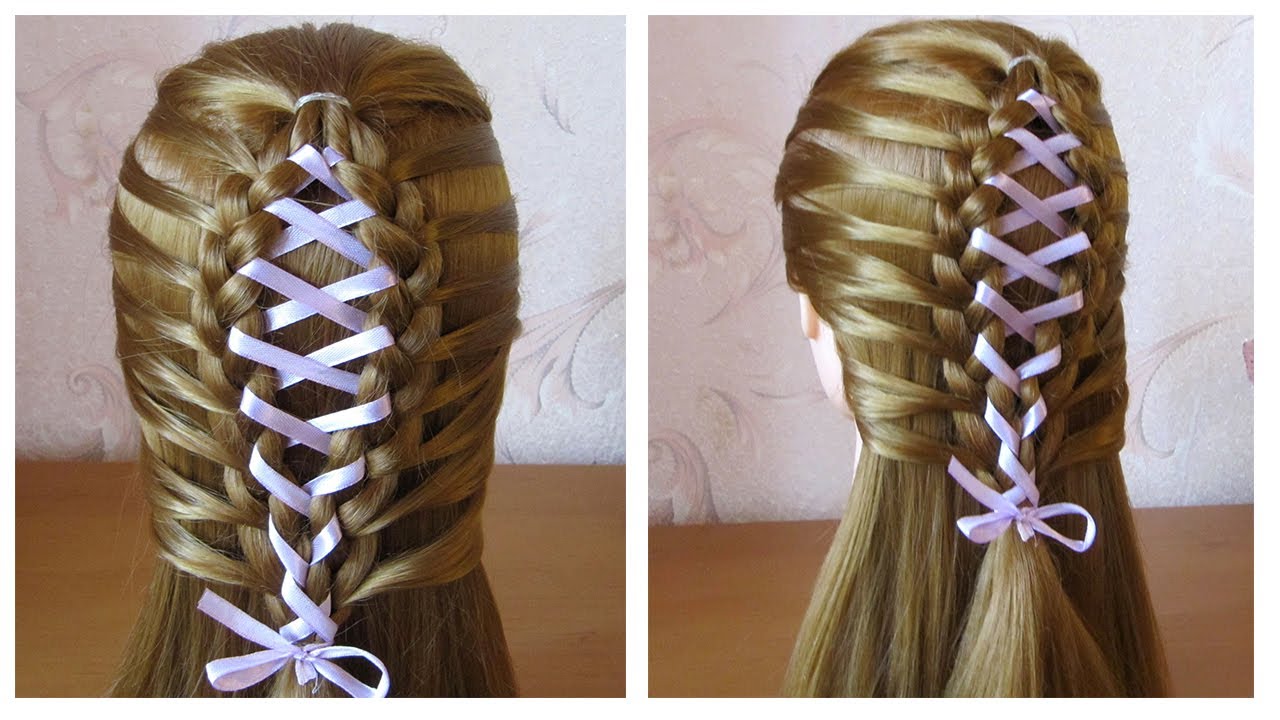 Tuto Coiffure Simple Cheveux Long Mi Long Coiffure Tresse Avec