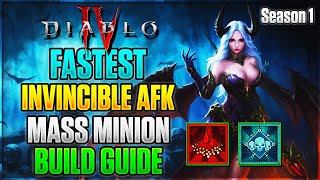 Season 1 Best AFK Mass Minion Necromancer Build Guide | Diablo 4