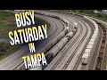 Busy Railroad Saturday In Central Florida