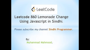 Leetcode #860 Lemonade Change