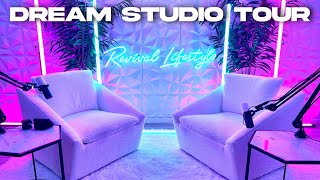 How I Built my DREAM PODCAST STUDIO! - $50,000 STUDIO TOUR! screenshot 4