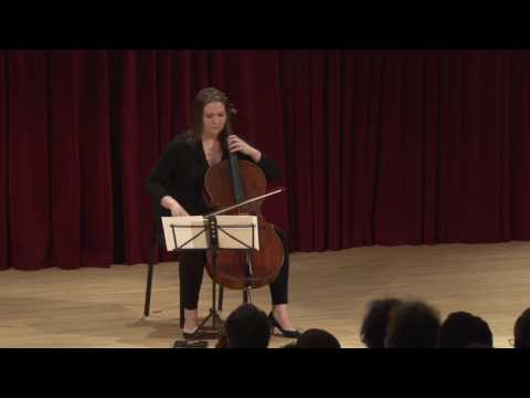 Melia Watras: Prelude for cello solo (2014); Sæunn Thorsteinsdóttir, cello