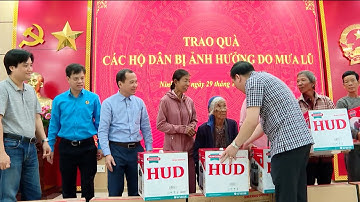 Phó Bí thư Thường trực Tỉnh uỷ trao quà cứu trợ cho người dân các địa phương|Thời sự trưa 29.11.2025