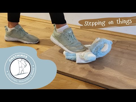 ASMR stepping on things | girlfriend trampling teddy bear with sneakers and white socks