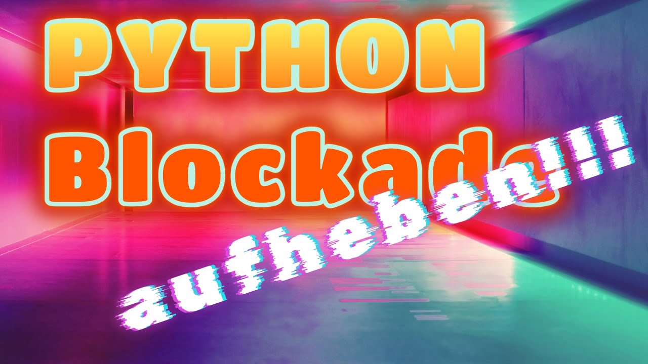 PythonSkript ENDLICH ausführen LÖSUNG für "Ausführen von Skripts ist deaktiviert" YouTube