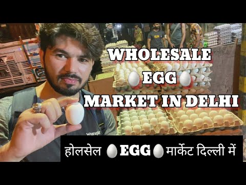Wholesale Egg Market in Delhi | होलसेल 🥚EGG🥚 मार्केट दिल्ली में | #newvlog #trending #viralvideo