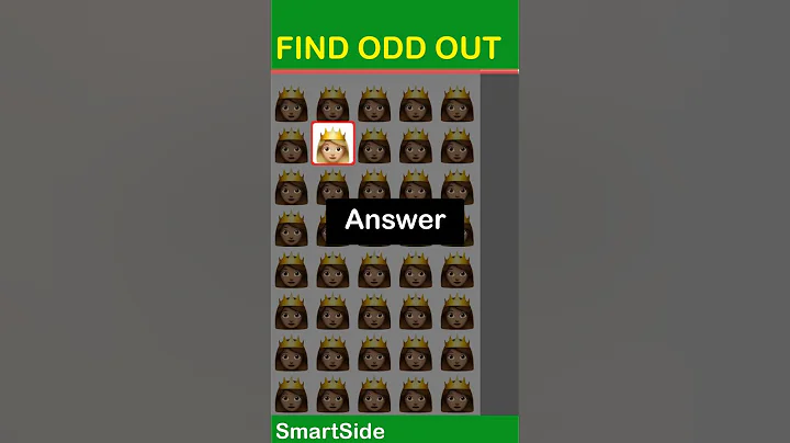 CHECK HOW GOOD YOUR EYES ARE | FIND THE ODD EMOJI OUT | EMOJI PUZZLE GAME | EMOJI QUIZ | ODD GAME