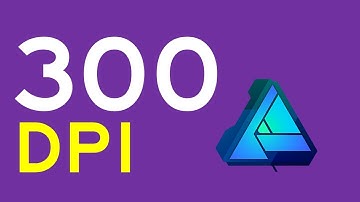AFFINITY DESIGNER - Change Image to 300 dpi