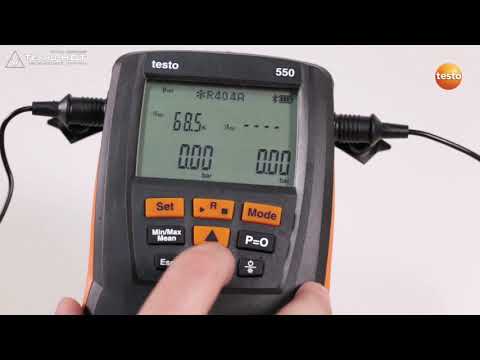 Testo 549 / 550 / 557. Отображение данных измерения